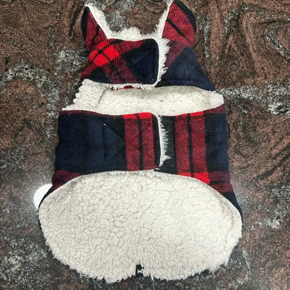 Hotel Doggy dog pea coat size small